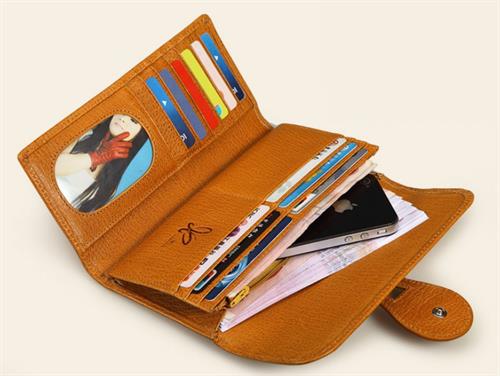 ladies leather wallet